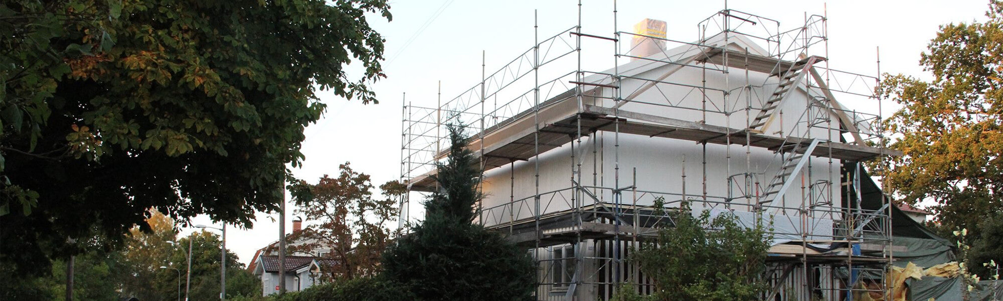 Pågående renoveringsprojekt i Stockholm