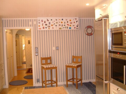 Matplats i renoverat kök